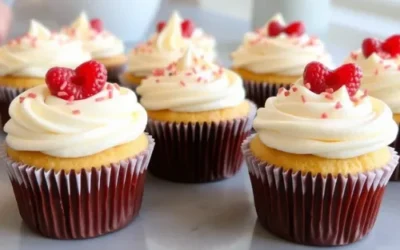 Cupcakes de vainilla con aceite
