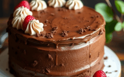 bizcocho de chocolate esponjoso